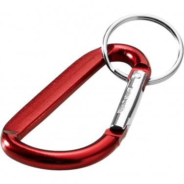 Logo trade promotional merchandise picture of: Timor carabiner keychain