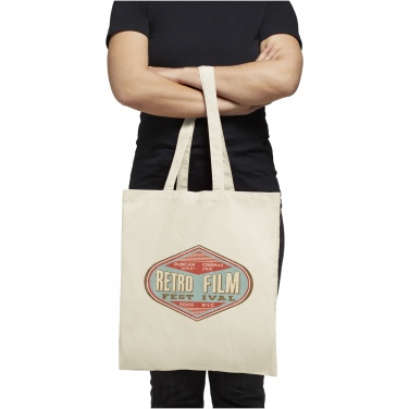 Logo trade promotional items image of: Carolina 100 g/m² cotton tote bag 7L