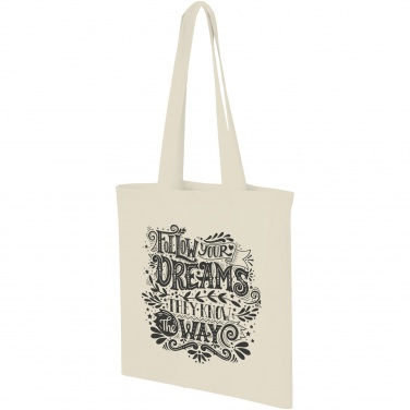 Logotrade promotional merchandise image of: Carolina 100 g/m² cotton tote bag 7L