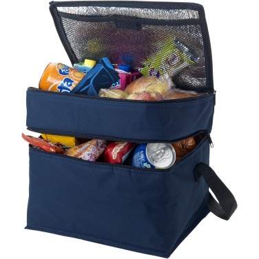 Logotrade promotional merchandise picture of: Oslo 2-zippered compartments cooler bag 13L