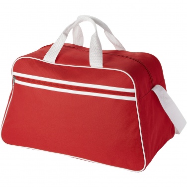 Logotrade promotional item picture of: San Jose 2-stripe sports duffel bag 30L