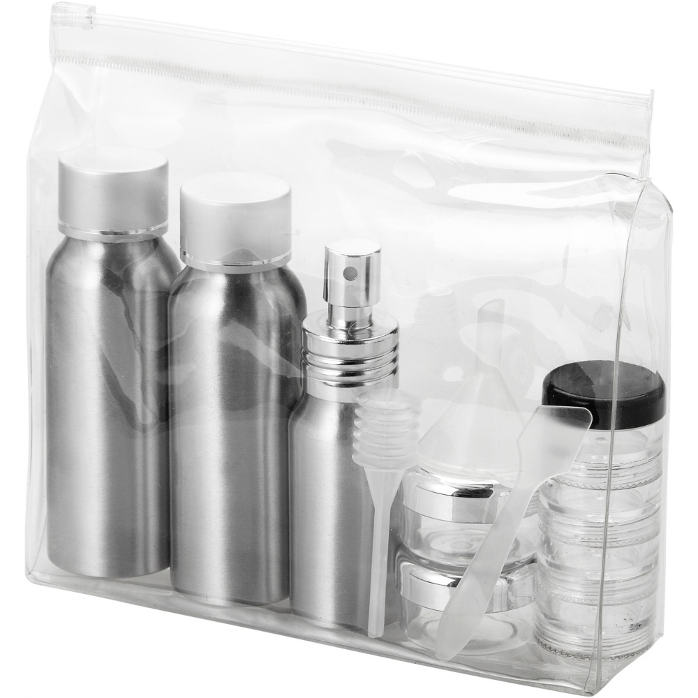 Logo trade promotional merchandise photo of: Frankfurt airline approved travel bottle set