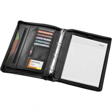 Logo trade promotional giveaways image of: Ebony A4 briefcase portfolio