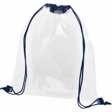 Logotrade promotional giveaway image of: Lancaster transparent drawstring bag 5L