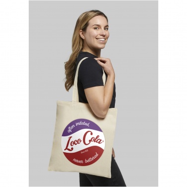 Logo trade corporate gifts image of: Madras 140 g/m² cotton tote bag 7L