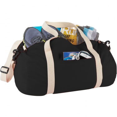 Logo trade promotional gift photo of: Cochichuate cotton barrel duffel bag 25L