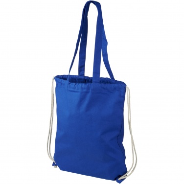 Logo trade promotional gift photo of: Eliza 240 g/m² cotton drawstring bag 6L