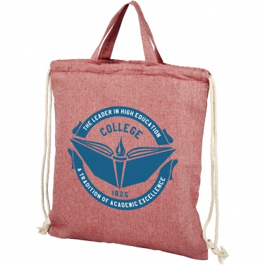 Logo trade promotional products picture of: Pheebs 150 g/m² recycled drawstring bag 6L