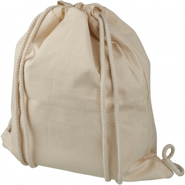 Logo trade promotional merchandise image of: Pheebs 210 g/m² recycled drawstring bag 6L