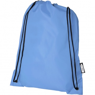 Logo trade promotional products image of: Oriole RPET drawstring bag 5L