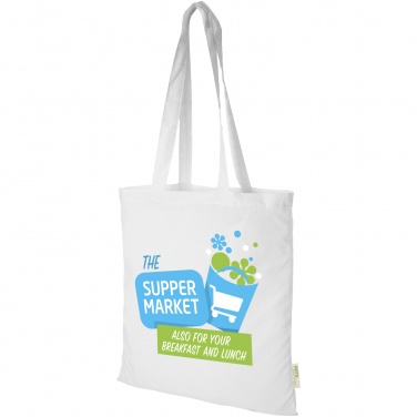 Logotrade promotional item picture of: Orissa 100 g/m² organic cotton tote bag 7L