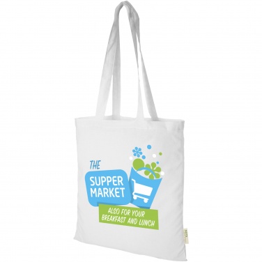 Logo trade promotional product photo of: Orissa 100 g/m² organic cotton tote bag 7L