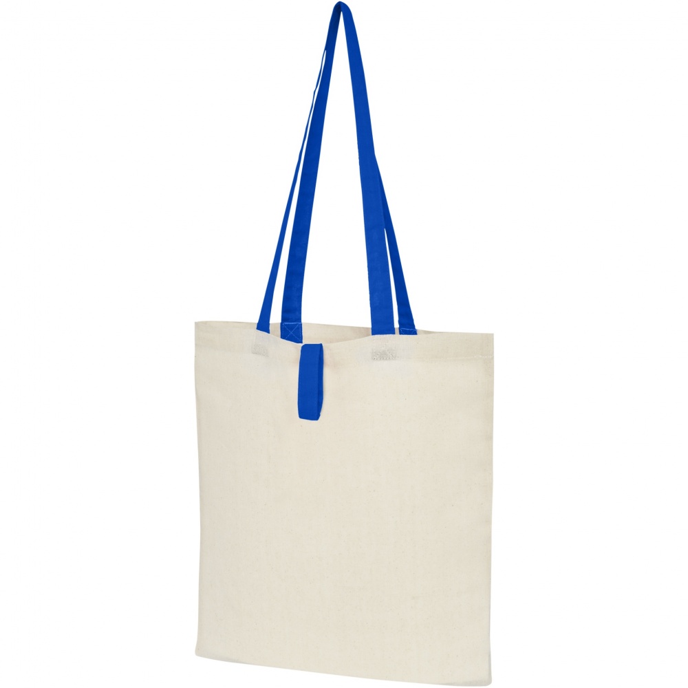 Logo trade promotional gift photo of: Nevada 100 g/m² cotton foldable tote bag 7L