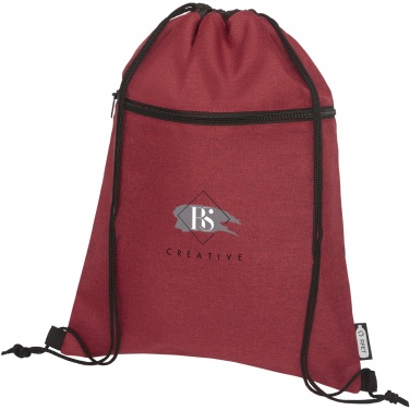 Logo trade corporate gift photo of: Ross RPET drawstring bag 5L