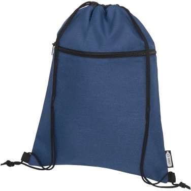 Logo trade promotional products image of: Ross RPET drawstring bag 5L