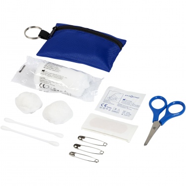 Logotrade promotional merchandise photo of: Valdemar 16-piece first aid keyring pouch