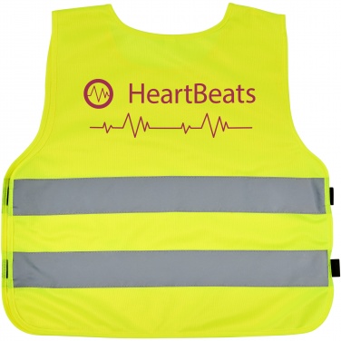 Logo trade promotional merchandise picture of: RFX™ Marie XS safety vest with hook&loop for kids age 7-12