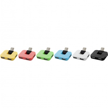 Logo trade promotional merchandise picture of: Gaia 4-port USB hub