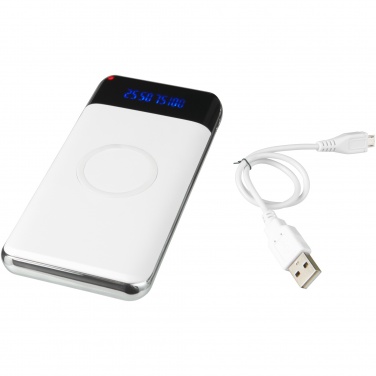 Logo trade promotional merchandise photo of: Constant 10.000 mAh wireless power bank with LED