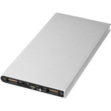 Logotrade promotional product image of: Plate 8000 mAh aluminium power bank