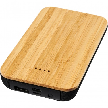 Logotrade corporate gifts photo of: Future 6000 mAh bamboo/fabric wireless power bank