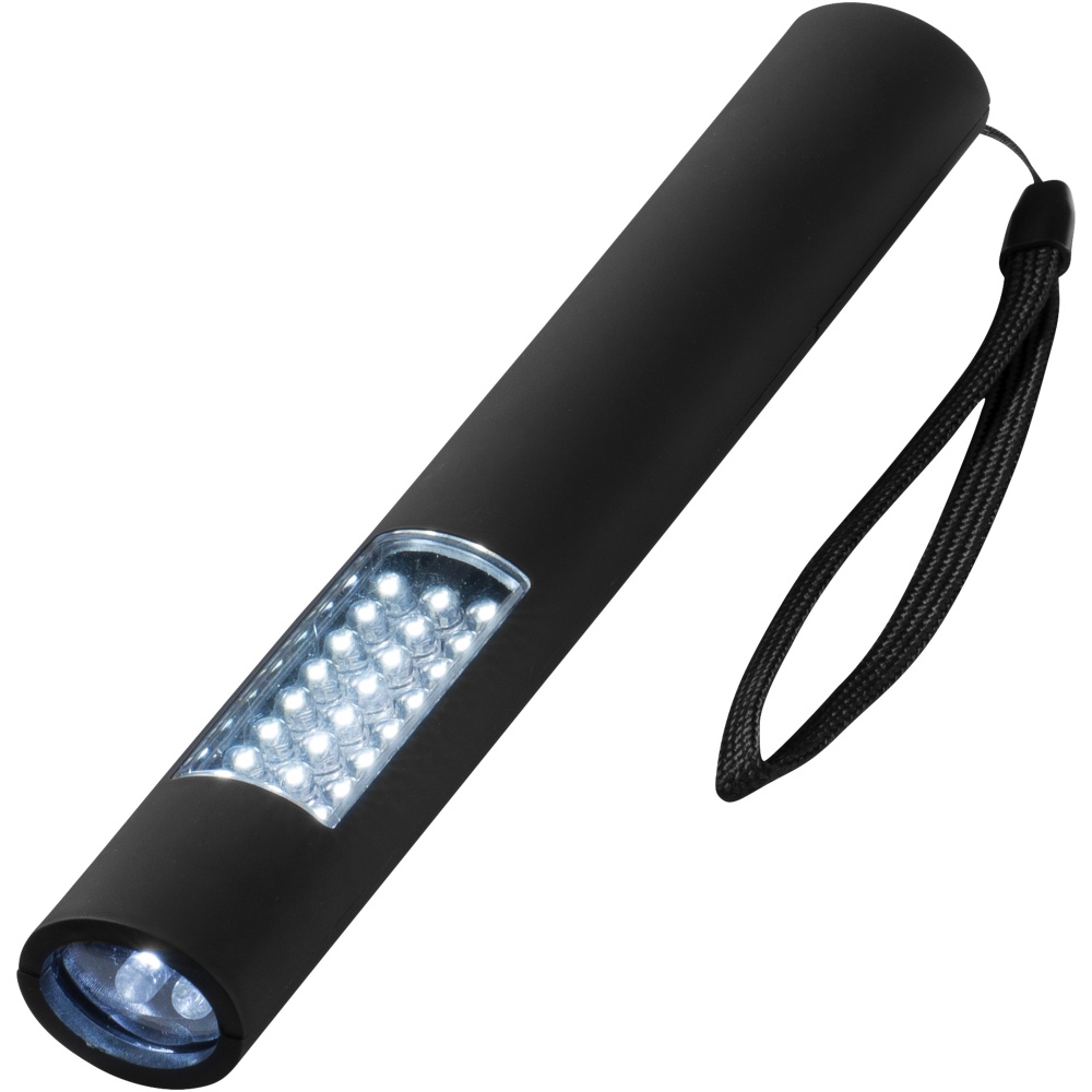 Logo trade business gifts image of: Lutz 28-LED magnetic torch light