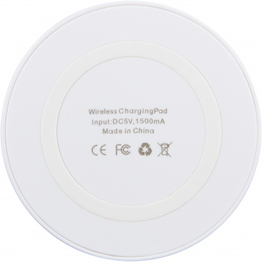 Logo trade corporate gifts image of: Freal 5W wireless charging pad