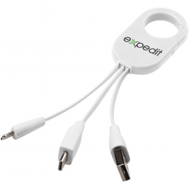 Logo trade promotional gifts image of: Troop 3-in-1 charging cable