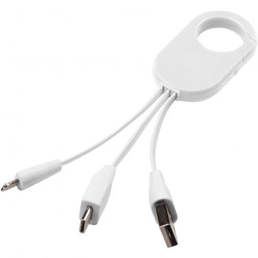 Logo trade promotional giveaways image of: Troop 3-in-1 charging cable