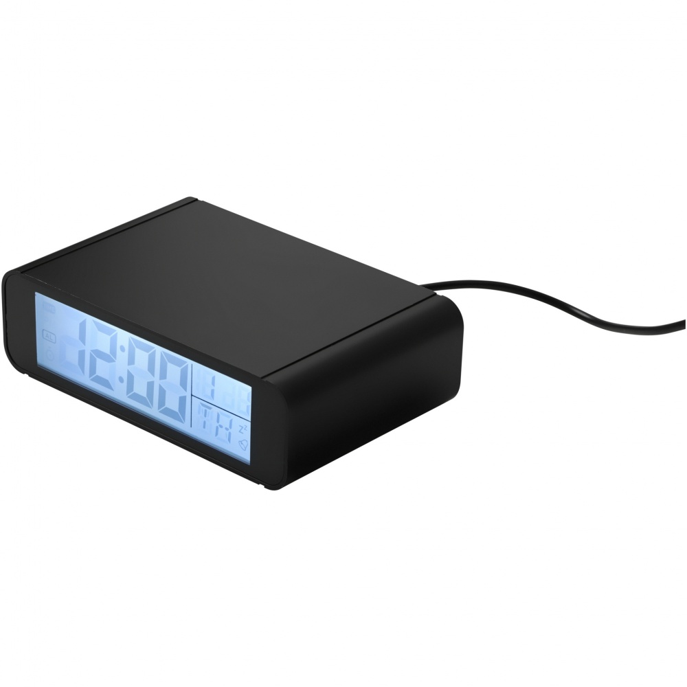 Logotrade advertising products photo of: Seconds 5W wireless charging clock