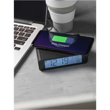 Logotrade promotional products photo of: Seconds 5W wireless charging clock