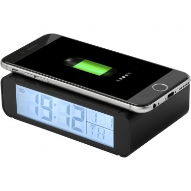 Logotrade promotional merchandise picture of: Seconds 5W wireless charging clock