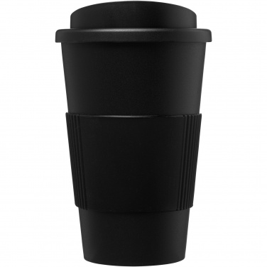 Logo trade promotional giveaways image of: Americano® 350 ml insulated tumbler with grip