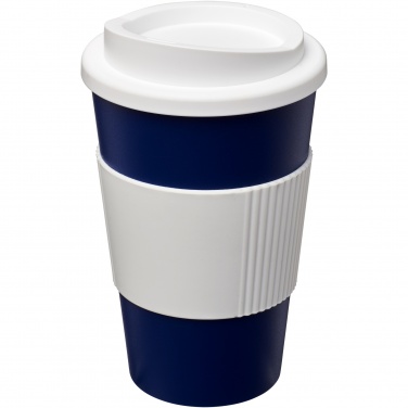 Logo trade business gifts image of: Americano® 350 ml insulated tumbler with grip