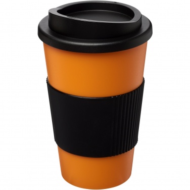 Logo trade promotional product photo of: Americano® 350 ml insulated tumbler with grip