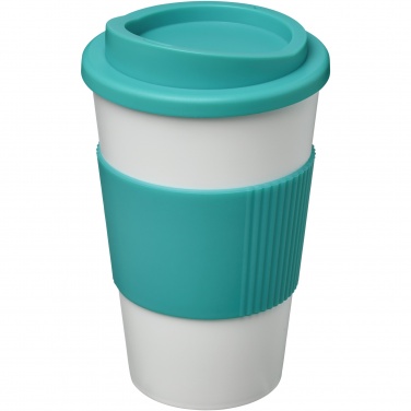 Logo trade promotional giveaways picture of: Americano® 350 ml insulated tumbler with grip