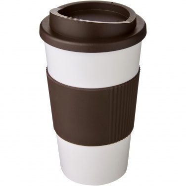 Logo trade promotional gifts image of: Americano® 350 ml insulated tumbler with grip