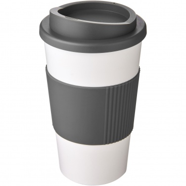 Logo trade promotional giveaways image of: Americano® 350 ml insulated tumbler with grip