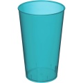 Arena 375 ml plastic tumbler, Transparent aqua blue