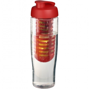 Logo trade promotional products image of: H2O Active® Tempo 700 ml flip lid sport bottle & infuser