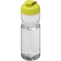 H2O Active® Base 650 ml flip lid sport bottle, Transparent / Lime