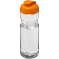 H2O Active® Base 650 ml flip lid sport bottle, Transparent / Orange