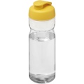 H2O Active® Base 650 ml flip lid sport bottle, Transparent / Yellow