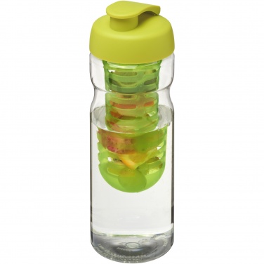 Logo trade corporate gift photo of: H2O Active® Base 650 ml flip lid sport bottle & infuser