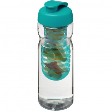 Logo trade promotional products picture of: H2O Active® Base 650 ml flip lid sport bottle & infuser