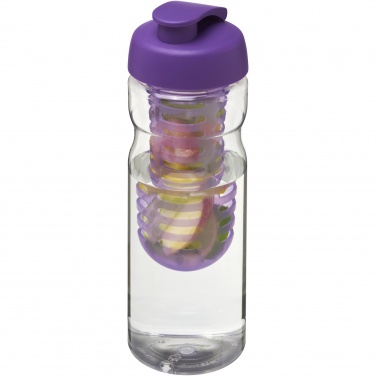 Logotrade advertising products photo of: H2O Active® Base 650 ml flip lid sport bottle & infuser