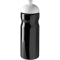 H2O Active® Base 650 ml dome lid sport bottle, Solid black / White