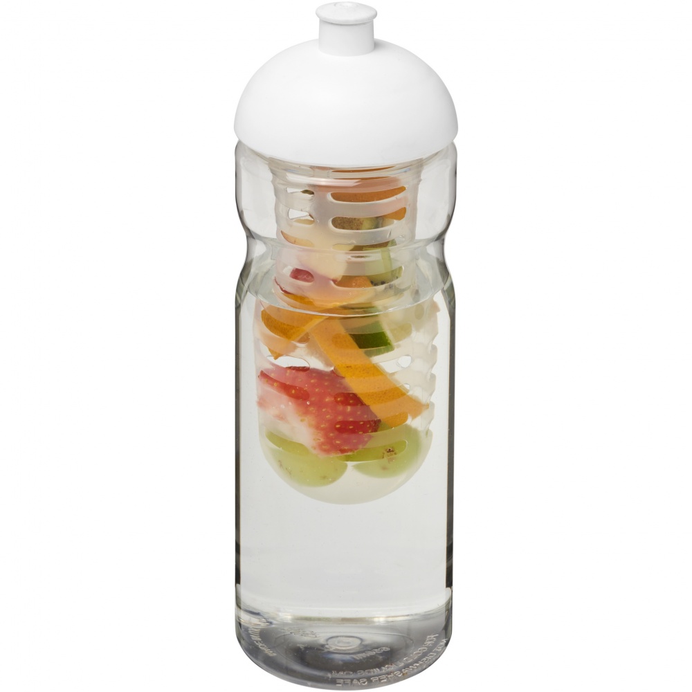 Logotrade corporate gift picture of: H2O Active® Base 650 ml dome lid sport bottle & infuser