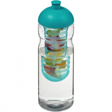 Logotrade promotional giveaway image of: H2O Active® Base 650 ml dome lid sport bottle & infuser