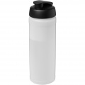 Baseline® Plus 750 ml flip lid sport bottle, Transparent / Solid black